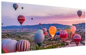 Kép - Hőlégballonok (120x50 cm)