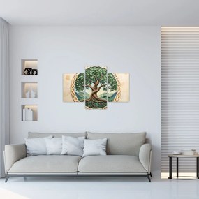 Kép – Fonott életfa (90x60 cm)