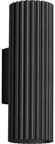 Sollux SL.1649 - Fali lámpa KARBON 2xGU10/10W/230V fekete