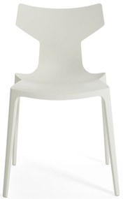 RE étkezőszék, krémszínű - Kartell szín: fehér