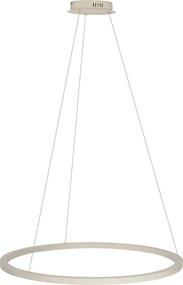 Design függőlámpa bézs 80cm LED-del, 3 lépésben dimmelhető - Girello