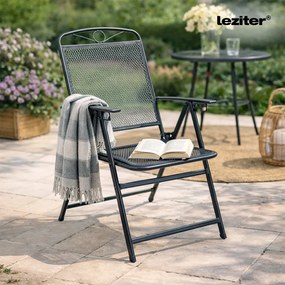 Alba fém mesh összecsukható kerti szék