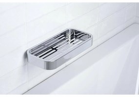 GEDY 3218 Smart polc zuhanyzóba, 24,1 x 3 x 11,1 cm, ezüst