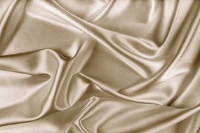 Selyem ágyneműhuzat 180x200 paplanhoz Light Caramel Világos karamell