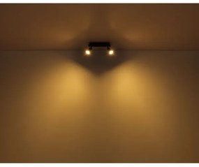 Globo 57998-2 - Spotlámpa DREW 2xGU10/35W/230V fekete