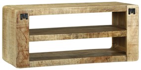 TV szekrény 80x32x36 cm Tömör fa Mangó