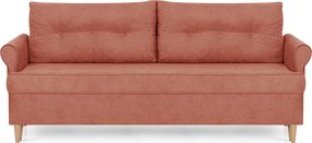 ELI Háromszemélyes kinyitható kanapé Piros