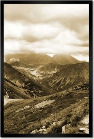 Poszterek keretben 40x60 Tátra Lengyel hegyek Kilátás