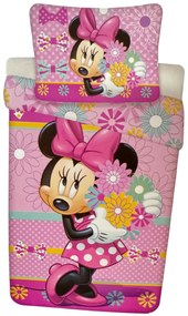 DISNEY MINNIE MOUSE pamut ágynemű Ágynemű mérete: 140x200 cm, A csomag tartalma: Készletcsomagolás