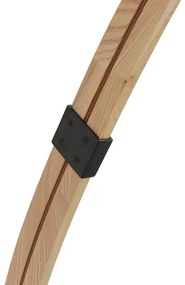 Állólámpa 1xE27/60W/230V kőris/fekete