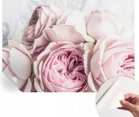 Öntapadós Dekoratív Fotótapéta Hálószobába Rózsaszín rózsák 312x219 cm