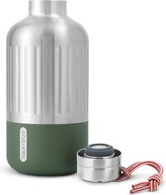 Ezüstszínű rozsdamentes acél termopalack 650 ml Explorer – Black + Blum