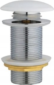 Kerámia Mosdódugó Klikk Csaptelep Fehér Túlfolyó Nélküli Mosdókhoz