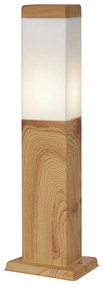Modern kültéri állólámpa acélból, famintával, 45 cm, IP44 - Malois