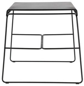 Fekete fém étkezőasztal 58x75 cm A-Café – Zone