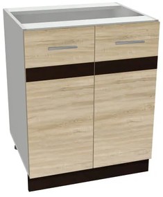 Salandra háromfiókos alsó konyhaszekrény IC 60 Sonoma N