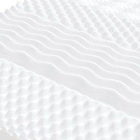 sötétszürke kihúzható szövet heverő matracokkal 100 x 200 cm