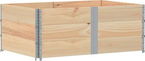 vidaXL tömör fenyőfa kerti virágláda 150 x 00 cm