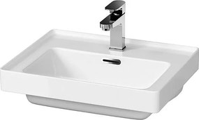 Cersanit Crea - függő szekrény mosdóval 50cm, fehér fényű, S924-002 + K114-005
