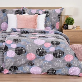 4Home Pink illusion krepp ágyneműhuzat, 140 x 200 cm, 70 x 90 cm, 140 x 200 cm, 70 x 90 cm