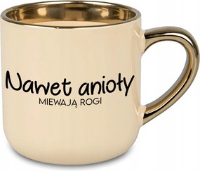 Bögre Nagy Krém Angyalok Szarvakkal Ajándék Férj Felesége Házasság