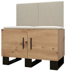 Előszobabútor Amanda 19 (artisan tölgy + bézs). 1086019