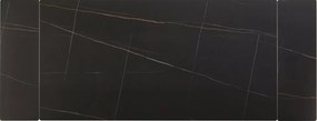 Imperia bővíthető étkezőasztal fekete 160-220 cm