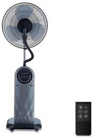 Aigostar B.V. Aigostar - Állóventilátor ködhatással 95W/230V fekete/szürke + távirányító AI1066