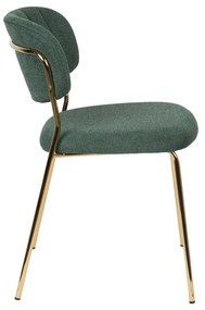 Sötétzöld étkezőszék szett 2 db-os Jolien – White Label