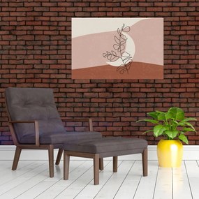 Kép - Boho levelek N⁰2 (90x60 cm)