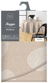 Lemosható asztalterítő ø 160 cm Feuillys – douceur d'intérieur