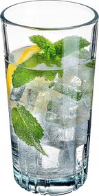 Italos Pohár Víz Gyümölcslé Irodalom Üveg Magas 345 ml