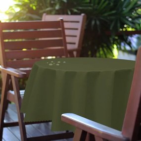 Kerek kerti asztalterítő Ø 150 cm sötétzöld