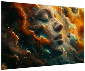 Kép - Arc az űrben (90x60 cm)