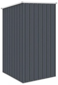 antracitszürke horganyzott acél kerti fészer 87 x 98 x 159 cm