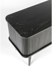 Barbier tolóajtós fekete komód - Zuiver