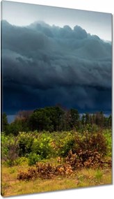 Vászonkép 80x120 Ősz Hegyek Folyó Fák