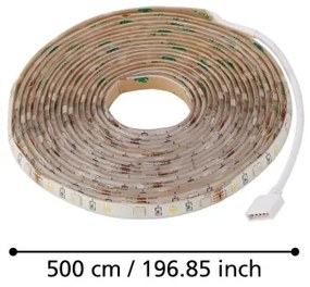Eglo 97928 - RGB LED állítható fényerőjű FLEX LED szalag 20W 230V 5m IP20