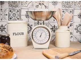 Living Nostalgia krémszínű konyhai mérleg, max. 4 kg - Kitchen Craft