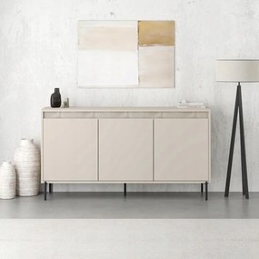 Fiókos komód Houseland Mott 150 cm homokkő