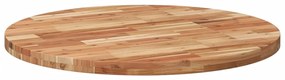 kerek tömör akácfa asztallap Ø90 x 4 cm