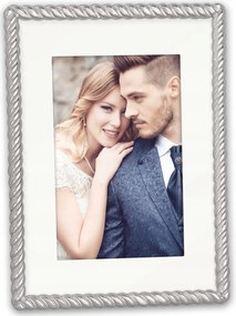 Képkeret 15x20 pp 10x15 ezüst díszített évforduló ajándék