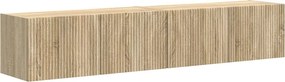 vidaXL TV Fali Szekrény 2 pcs Sonoma 60 x 31 x 29.5 cm Faanyag