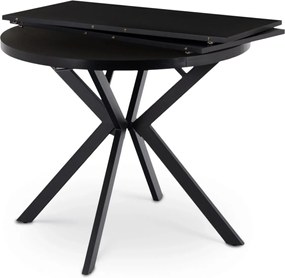 Stół LUGO Rozkładany 90-190 cm Czarny