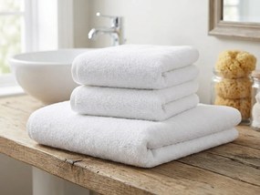 Fürdőlepedő MONEA 70x140 cm fehér, 100% pamut