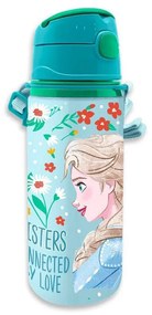 Disney Jégvarázs Enchanted alumínium szívószálas kulacs akasztóval 600 ml