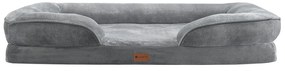 Juskys Kutyaágy Sheena XL 105 x 82 cm - szürke