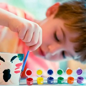 Procart Fazekas készlet, oktató játék gyerekeknek, több darabos készlet, 2 sebességfokozat, színes festékek.