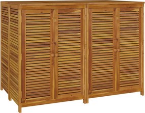 vidaXL tömör akácfa kerti tárolóláda 140 x 87 x 104 cm