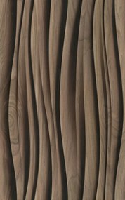 Barna Tapéta Fa Utánzat Minta 3D Hatás Mosható Tapéta